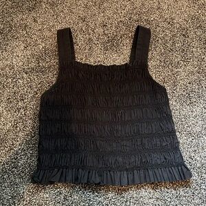 Everlane ruched tank top